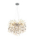 Queena Pendant Ceiling Light Matt Silver Colour  8x E14-1