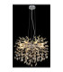 Queena Pendant Ceiling Light Matt Silver Colour  8x E14-3