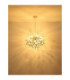 Queena Pendant Ceiling Light Matt Silver Colour  10x E14-4