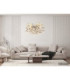 Queena Pendant Ceiling Light Matt Silver Colour  10x E14-5