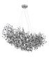 Queena Bar Pendant Ceiling Light Matt Silver Colour  10x E14-2