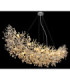 Queena Pendant Ceiling Light Matt Silver Colour  16x E14-5