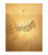 Queena Pendant Ceiling Light Matt Silver Colour  16x E14-7