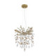 Queena Pendant Ceiling Light Matt Gold Colours 4x E14-2