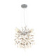 Queena Pendant Ceiling Light Matt Silver Colour  4x E14-1
