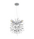 Queena Pendant Ceiling Light Matt Silver Colour  4x E14-2