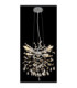 Queena Pendant Ceiling Light Matt Silver Colour  4x E14-4