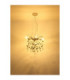 Queena Pendant Ceiling Light Matt Silver Colour  4x E14-5
