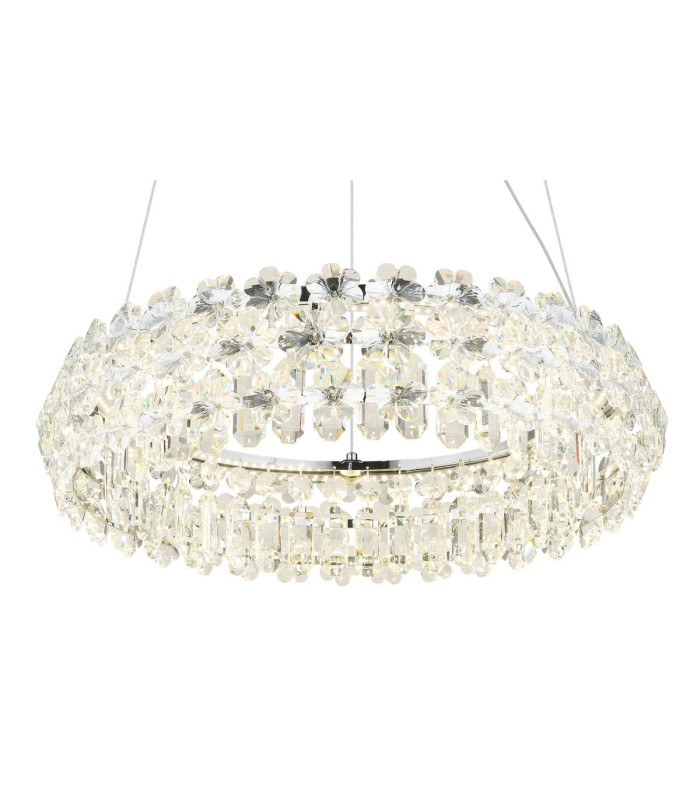 Diann Integrated LED Pendant Ceiling Light Chrome 4000K-3