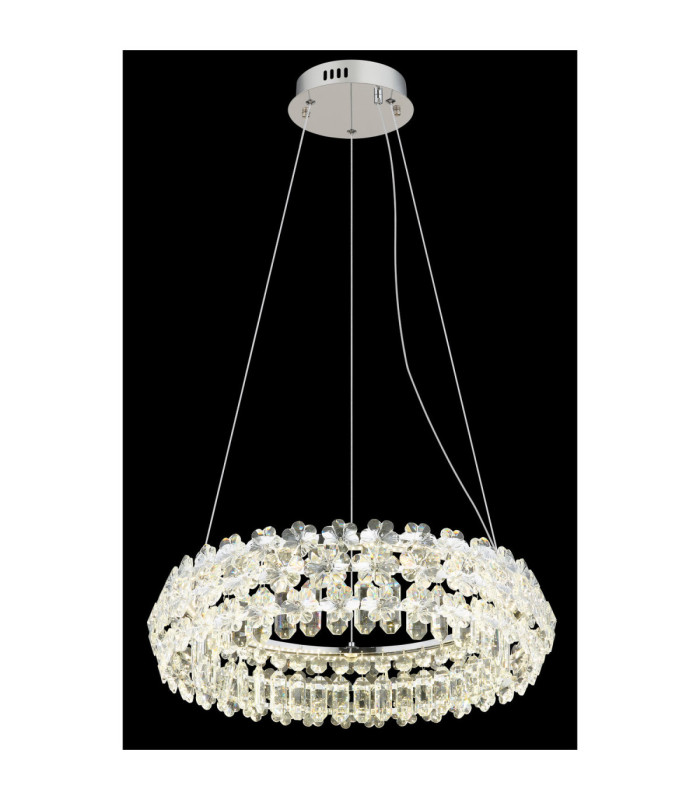 Diann Integrated LED Pendant Ceiling Light Chrome 4000K-4
