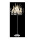 Kinga Glass Floor Lamp Matt Silver Colour  5x E14-3