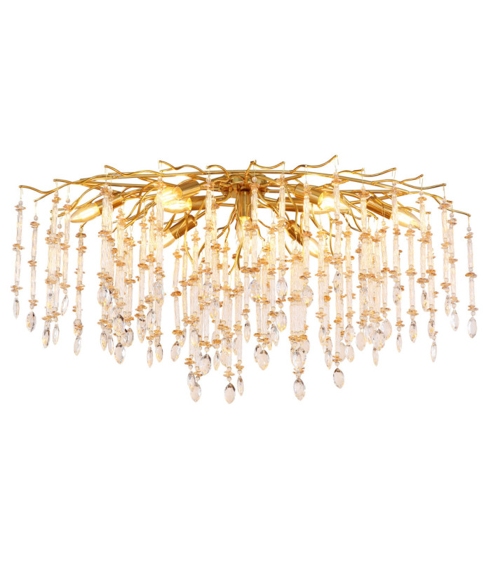 Gloria Ceiling Light Matt Gold Colours 10x E14-3