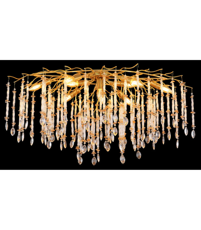 Gloria Ceiling Light Matt Gold Colours 10x E14-5