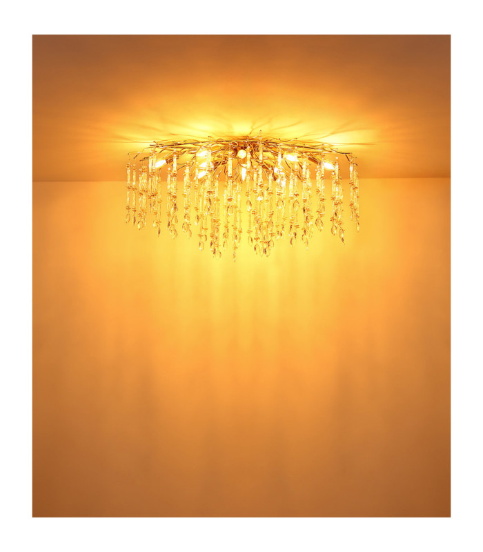 Gloria Ceiling Light Matt Gold Colours 10x E14-6