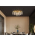 Gloria Ceiling Light Matt Gold Colours 10x E14-7
