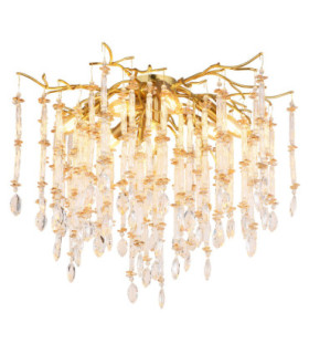 Gloria Ceiling Light Matt Gold Colours 8x E14-1