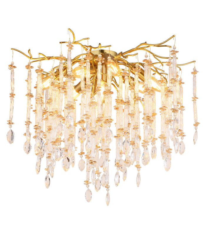 Gloria Ceiling Light Matt Gold Colours 8x E14-1