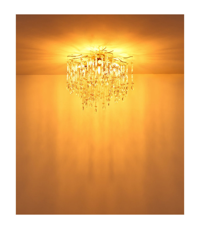 Gloria Ceiling Light Matt Gold Colours 8x E14-4
