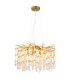 Gloria Pendant Ceiling Light Matt Gold Colours 8x E14-1