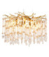 Gloria Pendant Ceiling Light Matt Gold Colours 8x E14-3