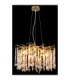 Gloria Pendant Ceiling Light Matt Gold Colours 8x E14-4