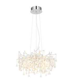 Maxine Pendant Ceiling Light Chrome 10x G9 3000K-1