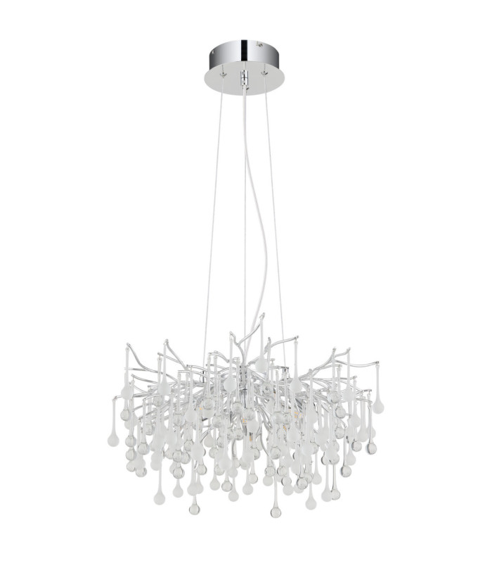 Maxine Pendant Ceiling Light Chrome 10x G9 3000K-2