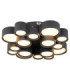 Darla Integrated Led Semi Flush Ceiling Light Matt Anthracite 3000K-3