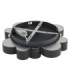 Darla Integrated Led Semi Flush Ceiling Light Matt Anthracite 3000K-6