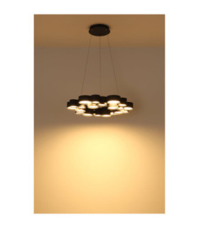 Darla Integrated Led Pendant Ceiling Light Matt Anthracite 3000K-3