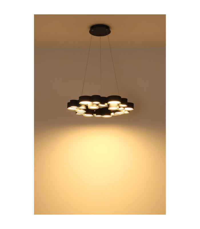 Darla Integrated Led Pendant Ceiling Light Matt Anthracite 3000K-3