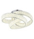 Mucky Swirl Integrated LED Ceiling Light Chrome 2700-6000K-1