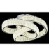 Mucky Swirl Integrated LED Ceiling Light Chrome 2700-6000K-4