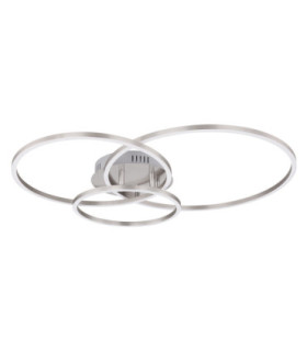 Munni Integrated Led Semi Flush Ceiling Light Matt Nickel 3000K-2