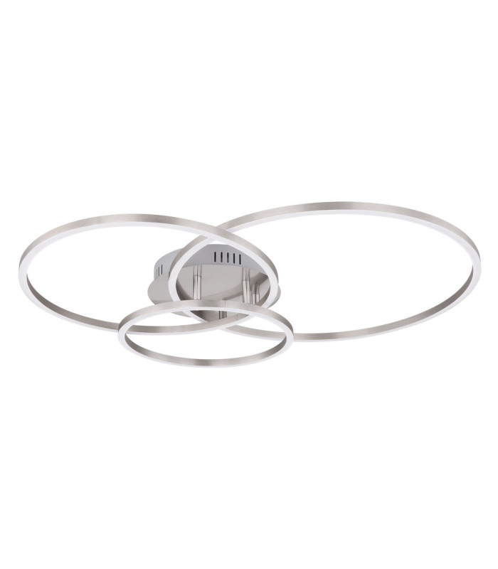Munni Integrated Led Semi Flush Ceiling Light Matt Nickel 3000K-2