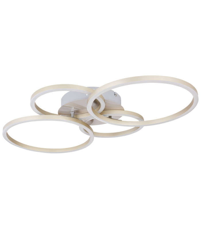 Kendy Integrated Led Semi Flush Ceiling Light Matt Nickel 3000K-2