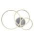 Rubio Integrated Led Semi Flush Ceiling Light Grey 2700-6000K-3