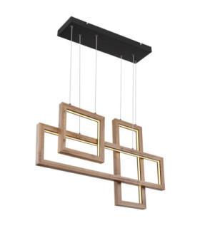 Mandera Integrated Led Pendant Ceiling Light Matt Black 3000K-1