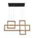 Mandera Integrated Led Pendant Ceiling Light Matt Black 3000K-3