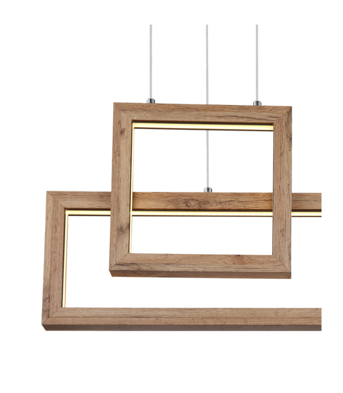 Mandera Integrated Led Pendant Ceiling Light Matt Black 3000K-4