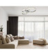 Rubio Integrated Led Semi Flush Ceiling Light Grey 2700-6000K-8