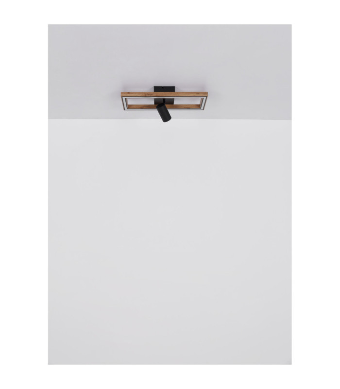 Mandera Integrated Led Pendant Ceiling Light Matt Black 3000K-7