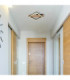 Beatrix Integrated Led Semi Flush Ceiling Light Matt Black 3000K-5