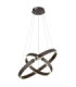 Hendricks Integrated Led Pendant Ceiling Light Bronze Colour Brushed 3000K-4