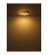 Jeffry Integrated Led Semi Flush Ceiling Light Matt Black 3000K-5