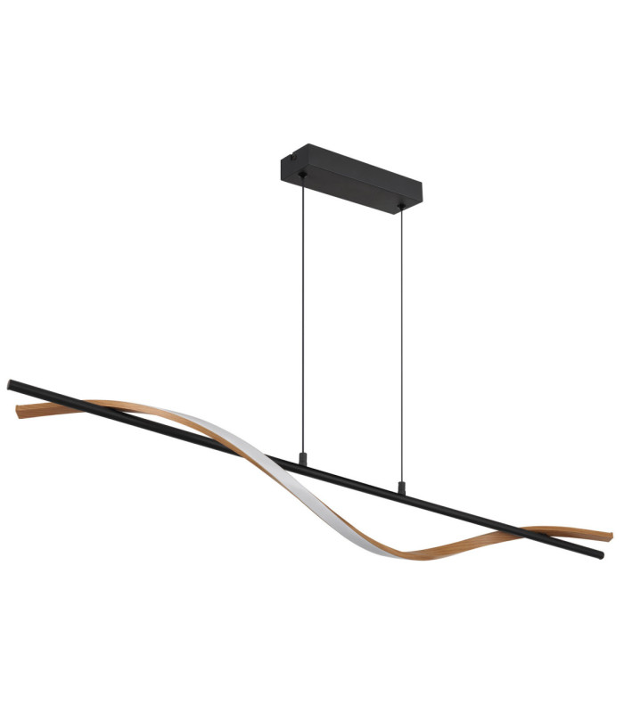 Watkins Integrated Led Pendant Ceiling Light Matt Black 3000K-2