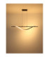 Watkins Integrated Led Pendant Ceiling Light Matt Black 3000K-4