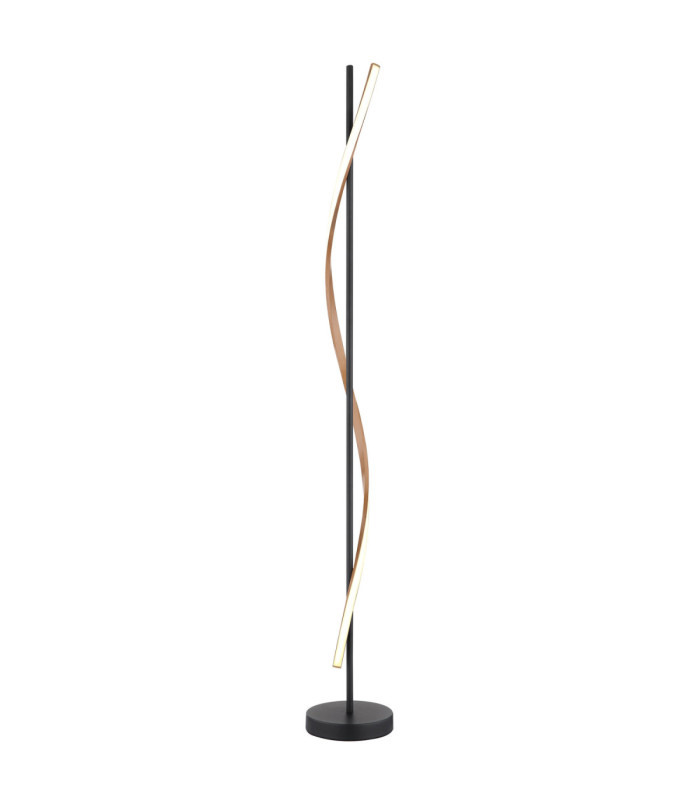 Watkins Led Integrated Floor Lamp Matt Black 3000K-1