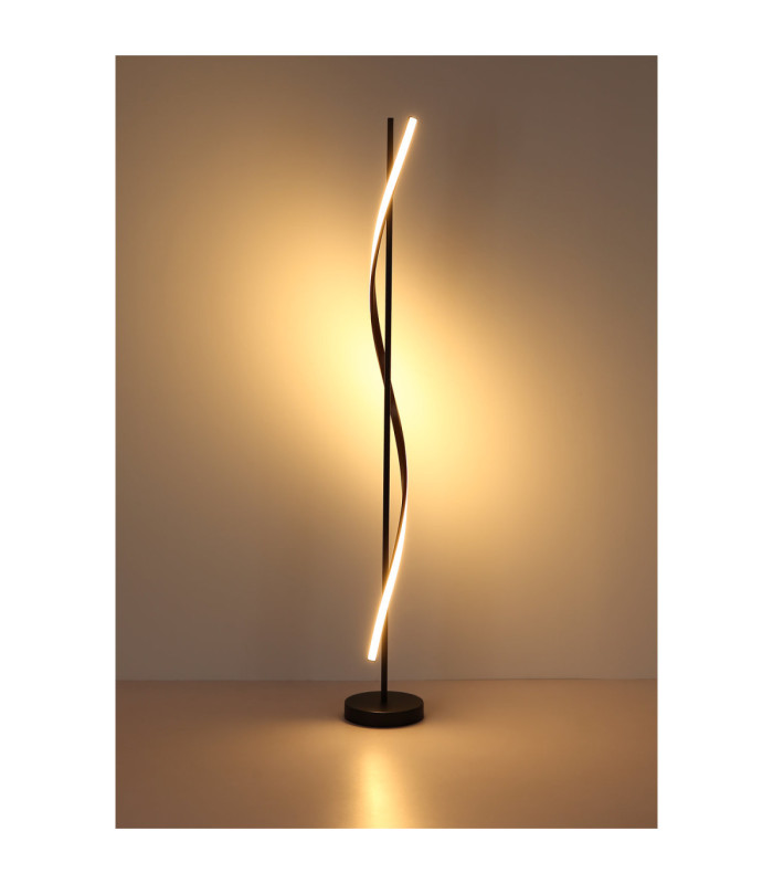 Watkins Led Integrated Floor Lamp Matt Black 3000K-4