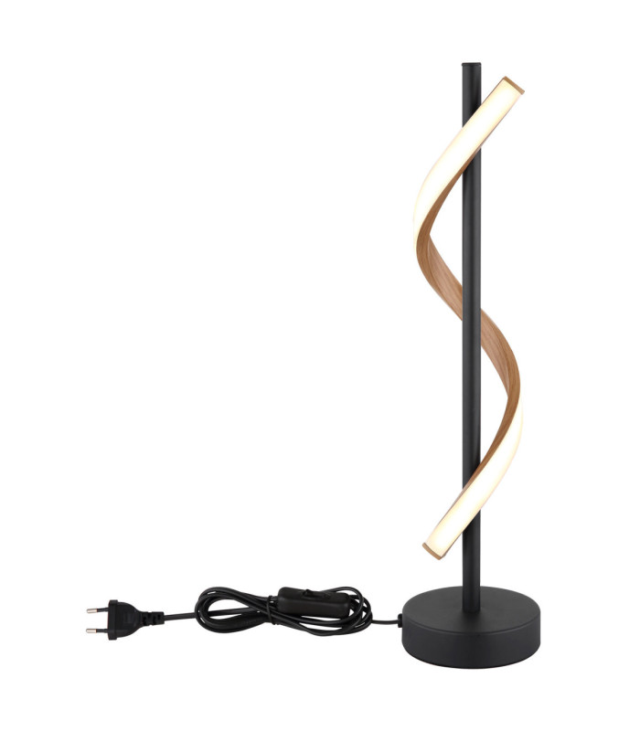 Watkins Integrated Led Table Lamp Matt Black 3000K-3